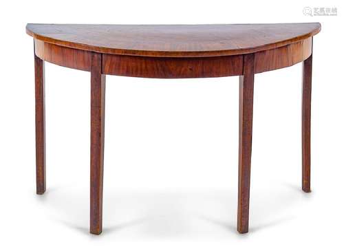 *A George III Mahogany Console Table