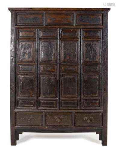 A Chinese Hardwood Cabinet