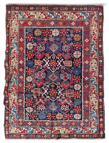 A Kazakh Wool Rug Early