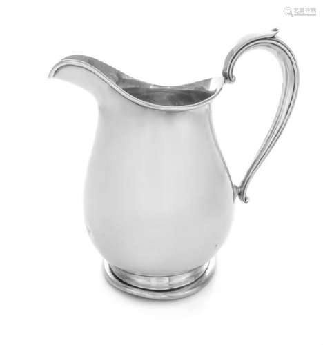 *An American Silver Water Pitcher