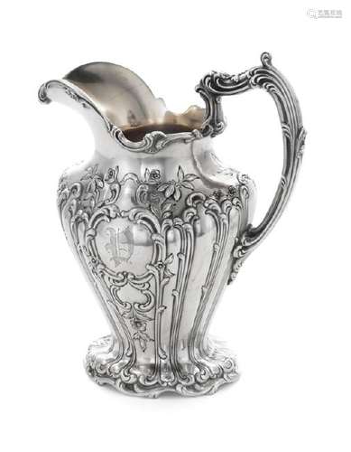 An American Silver Cream Pitcher