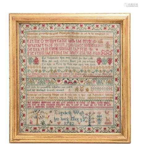 *An American Needlepoint Sampler by Elizabeth West