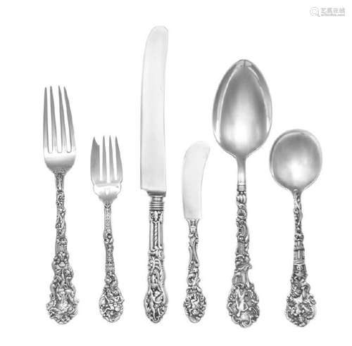 *An American Silver Flatware Service