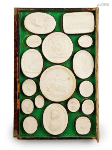 A Collection of 31 Plaster Intaglios