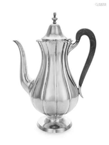 An American Silver Coffee Pot