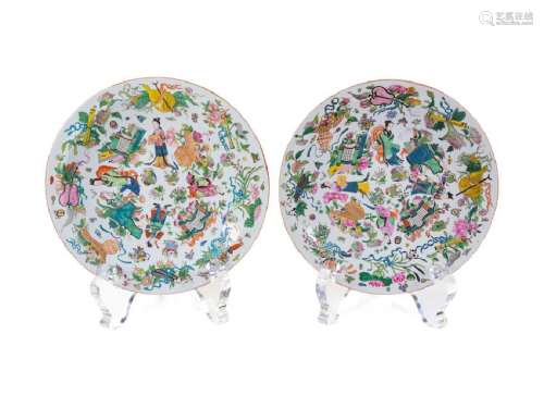 *A Pair of Large Chinese Famille Rose Porcelain