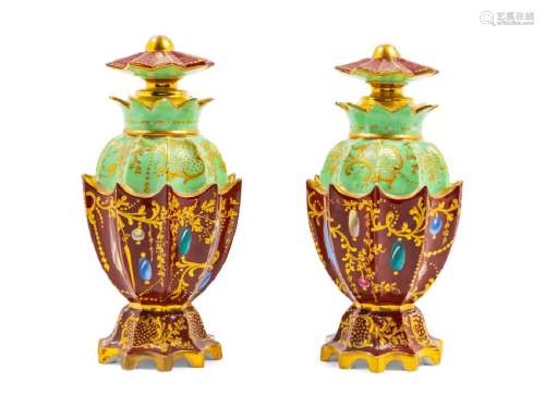 A Pair of Paris Porcelain Vases Jacob Petit