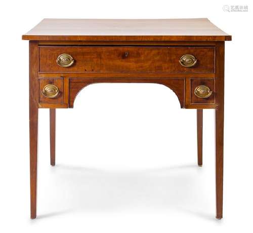 *A George III Mahogany Writing Table