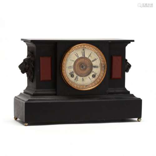 Ansonia Sheet Iron Mantel Clock
