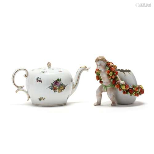 Two Antique German Porcelains