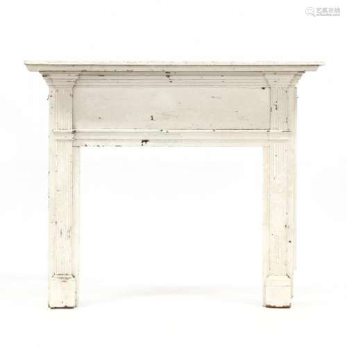 Southern Federal Painted Mantel