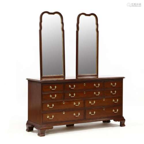 Council Craftsman, Chippendale Style Mahogany Dresser
