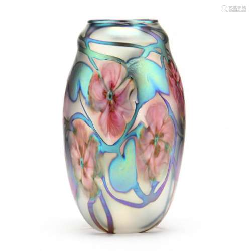 Charles Lotton (IL), Multi Flora Glass Vase