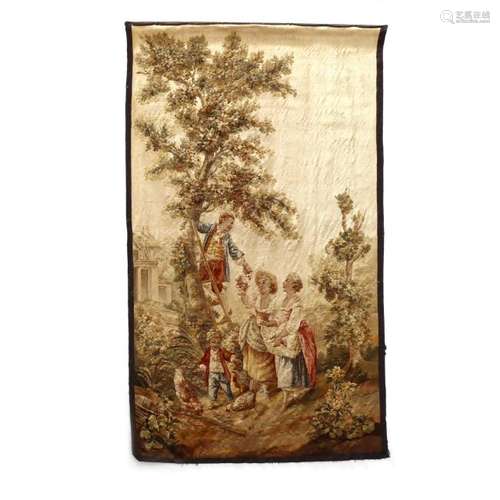 Antique Continental Tapestry