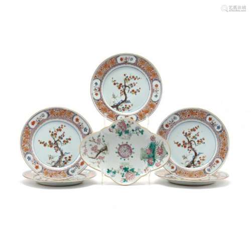 A Group of Qing Dynasty Chinese Porcelain