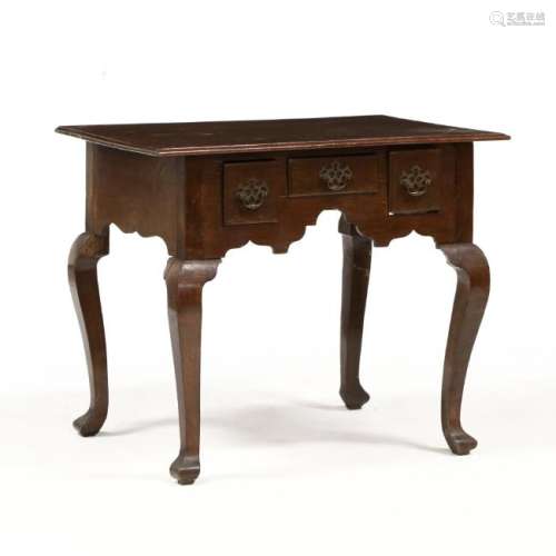 George III Oak Dressing Table