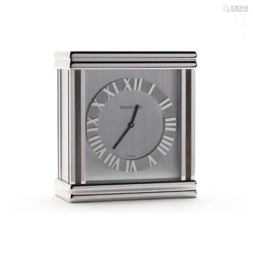 A Tiffany & Co. Swiss Made Desk Clock