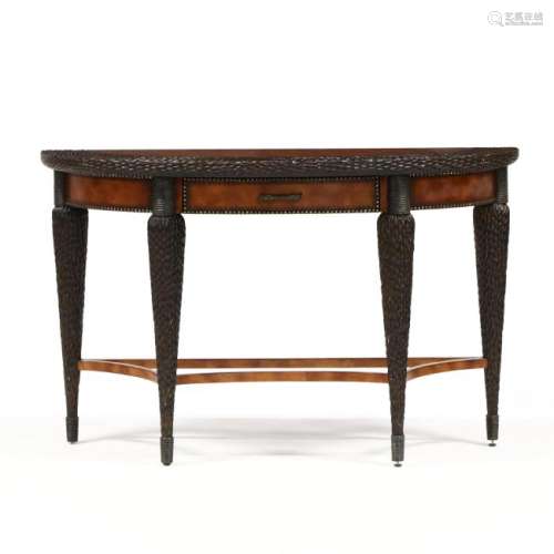 Maitland Smith, Chip Carved Console Table