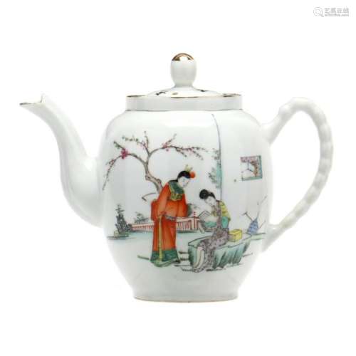 A Chinese Porcelain Teapot