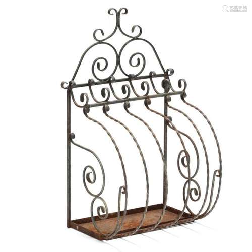 Wrought Iron Hanging Planter