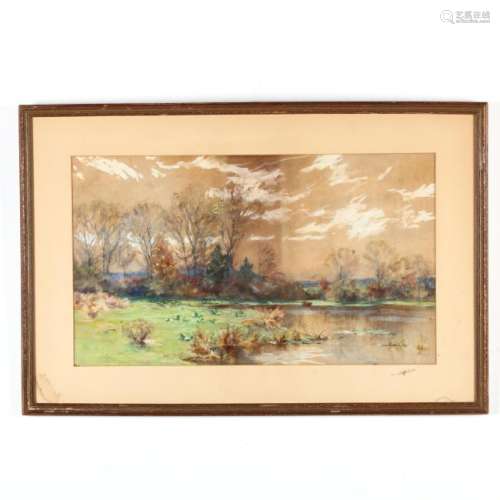William Merritt Post (CT/NY, 1856-1935), Landscape