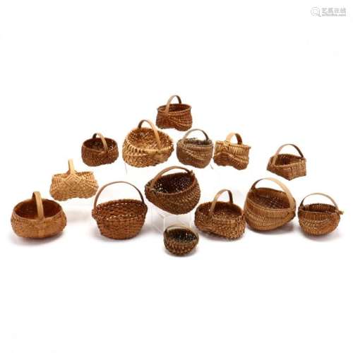 A Group of Miniature Baskets (14)