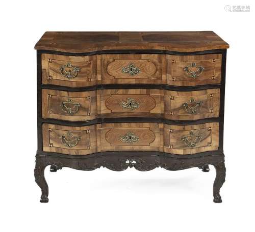 Italian Fruitwood and Elm Commode