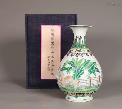 A Chinese Dou-Cai Porcelain Vase