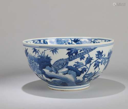 A Chinese Blue and White Porcelain Bowl