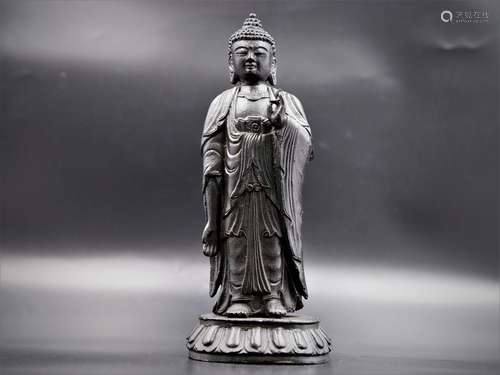 A Chinese Bronze Buddha