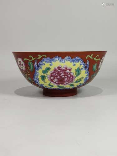 A Chinese Enamel Porcelain Bowl