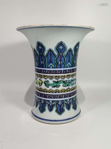 A Chinese Dou-Cai Porcelain Vase