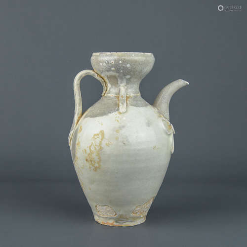 A Chinese Celadon Porcelain Wine Pot