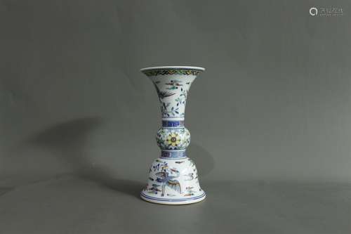 A Chinese Dou-Cai Porcelain Vase