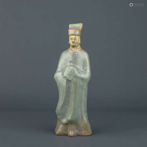 A Chinese Celadon Porcelain Figure