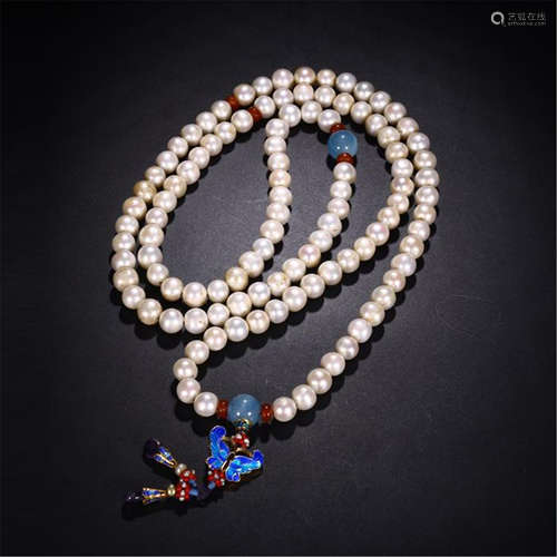 CHINESE PEARL BEAD NECKLACE