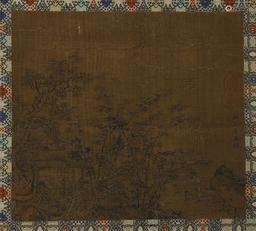 CHINESE SCROLL PAINTING OF BAMBOO