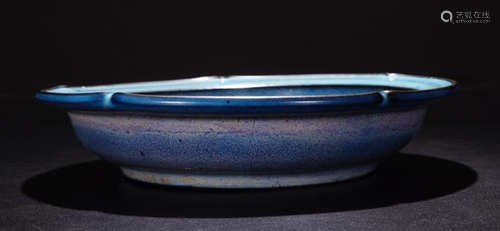 A JUN YAO BLUE GLAZE PLATE