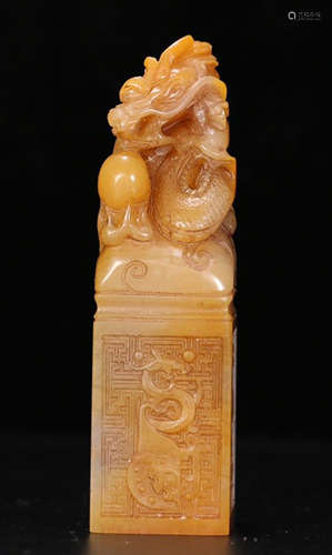 SHOUSHAN TIANHUANG STONE DRAGON SEAL