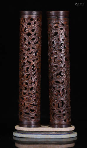 OLD CHENXIANG WOOD RUYI INCENSE TUBE FOR 2