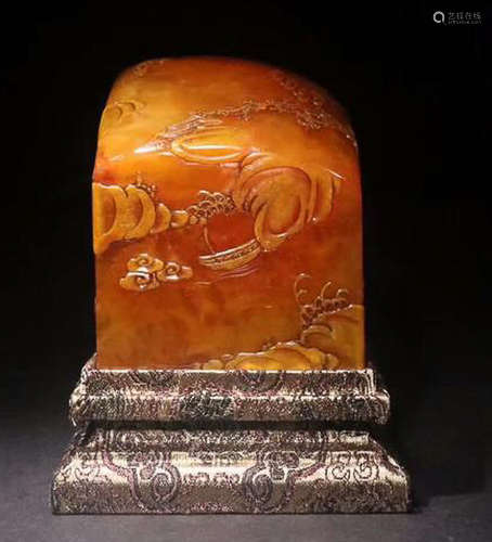 SHOUSHAN TIANHUANG STONE SEAL FOR 6 SET