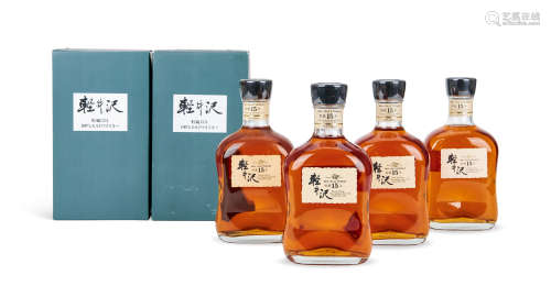 80-90年代 老版轻井泽15年100%麦芽日本威士忌 4瓶