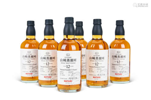 〓绝版限量〓 山崎12年雪莉桶总裁签名版日本单一麦芽威士忌 6瓶