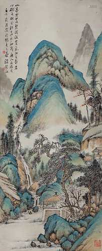 诸健秋 山水人物画