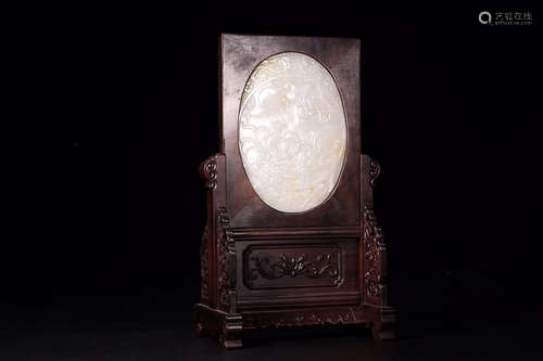 A HETIAN JADE SCREEN