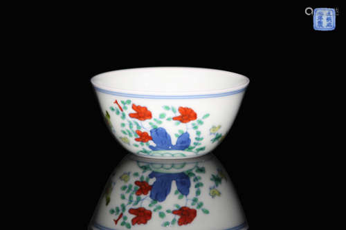 A CHENGHUA MARK DOUCAI JIGANG CUP