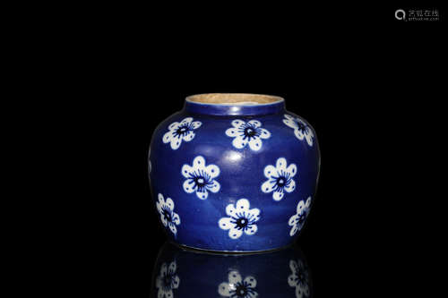 A PORCELAIN MEI HUA JAR