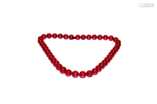 A RUBY NECKLACE
