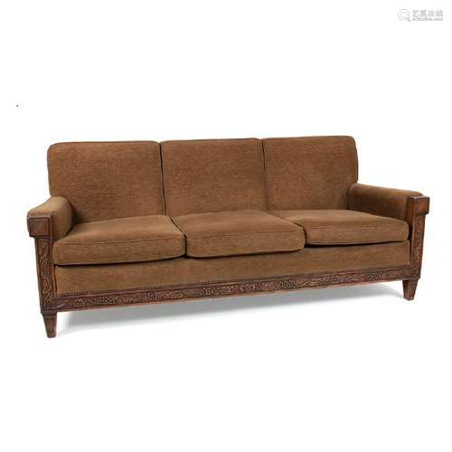 Romweber Oak Sofa with Grapevines