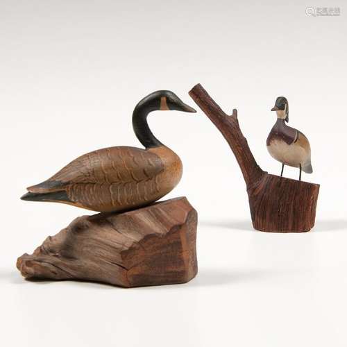 Russ Burr (American, 1887-1955) Miniature Decoys